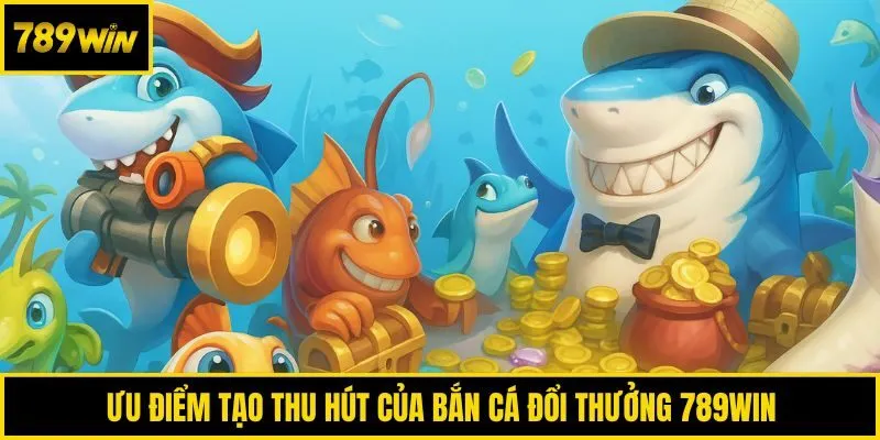 Ưu điểm tạo thu hút của bắn cá đổi thưởng 789win